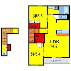 五井駅 バス10分  青柳西停下車：停歩7分 2階の物件間取画像